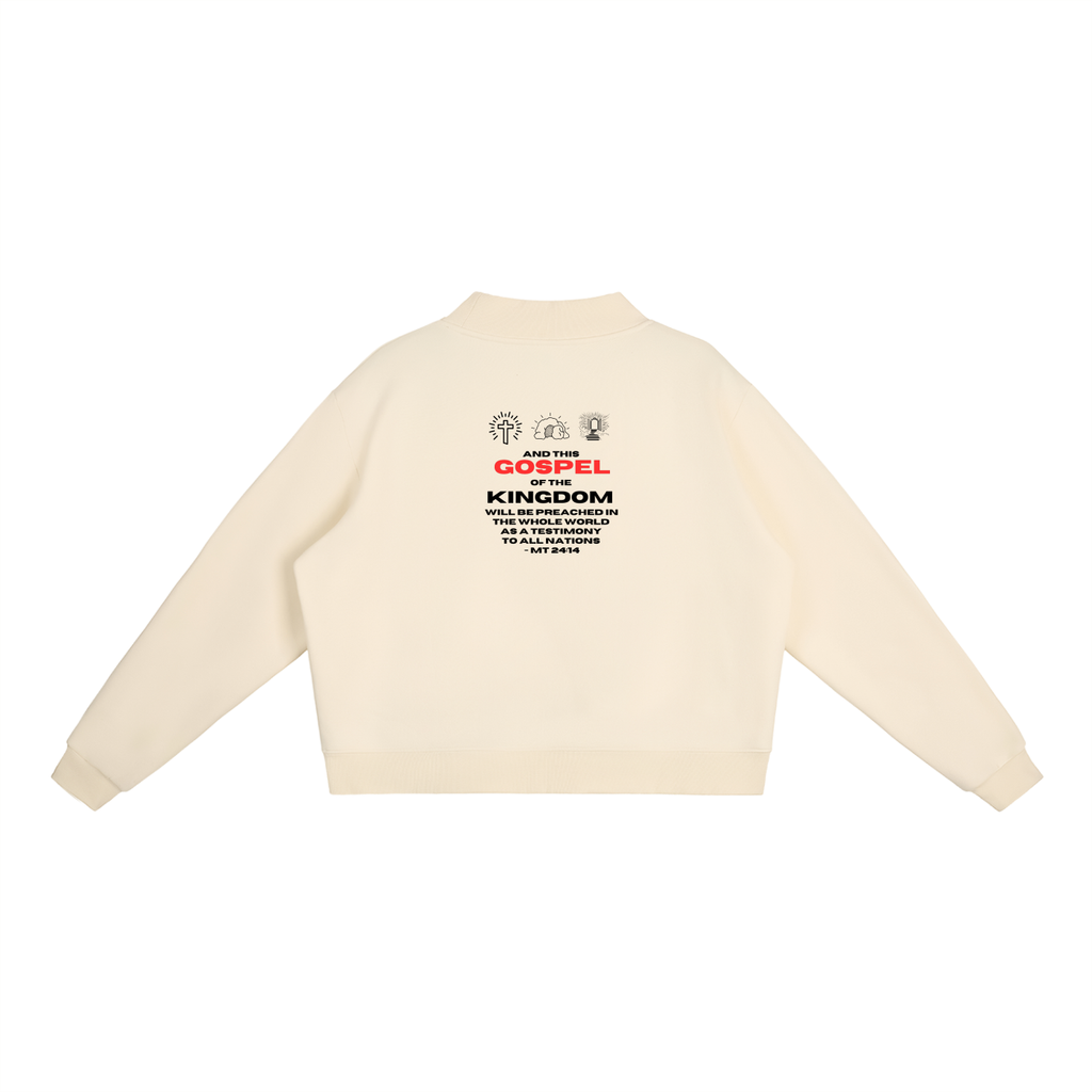 Special Chiapas Edition Essential Fleece Mock-Neck Crew Sweatshirt