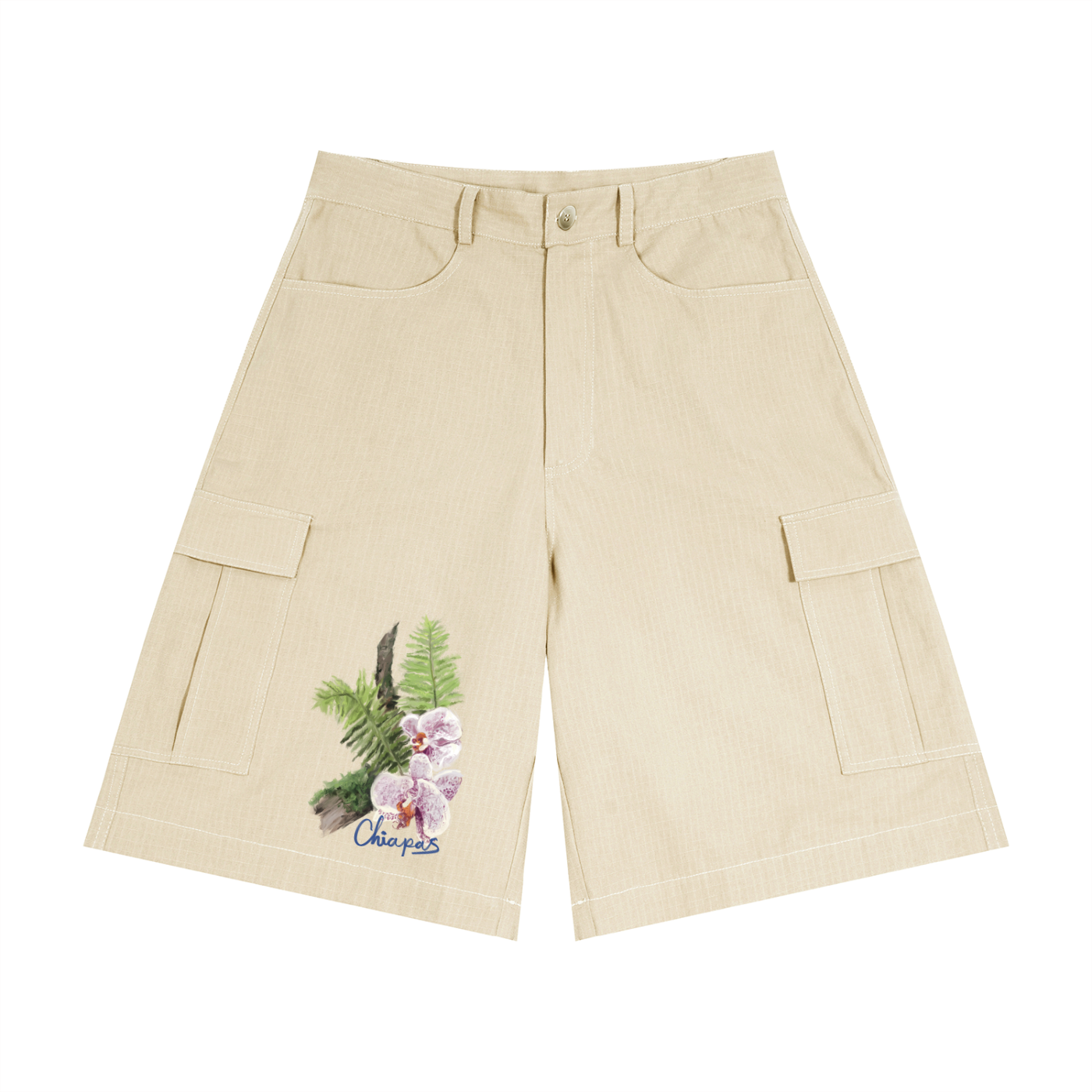 Special Chiapas Edition Unisex Woven Cargo Shorts