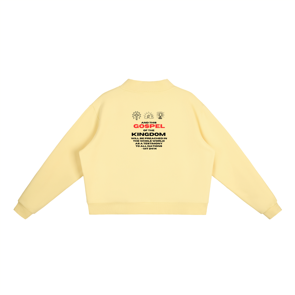 Special Chiapas Edition Essential Fleece Mock-Neck Crew Sweatshirt