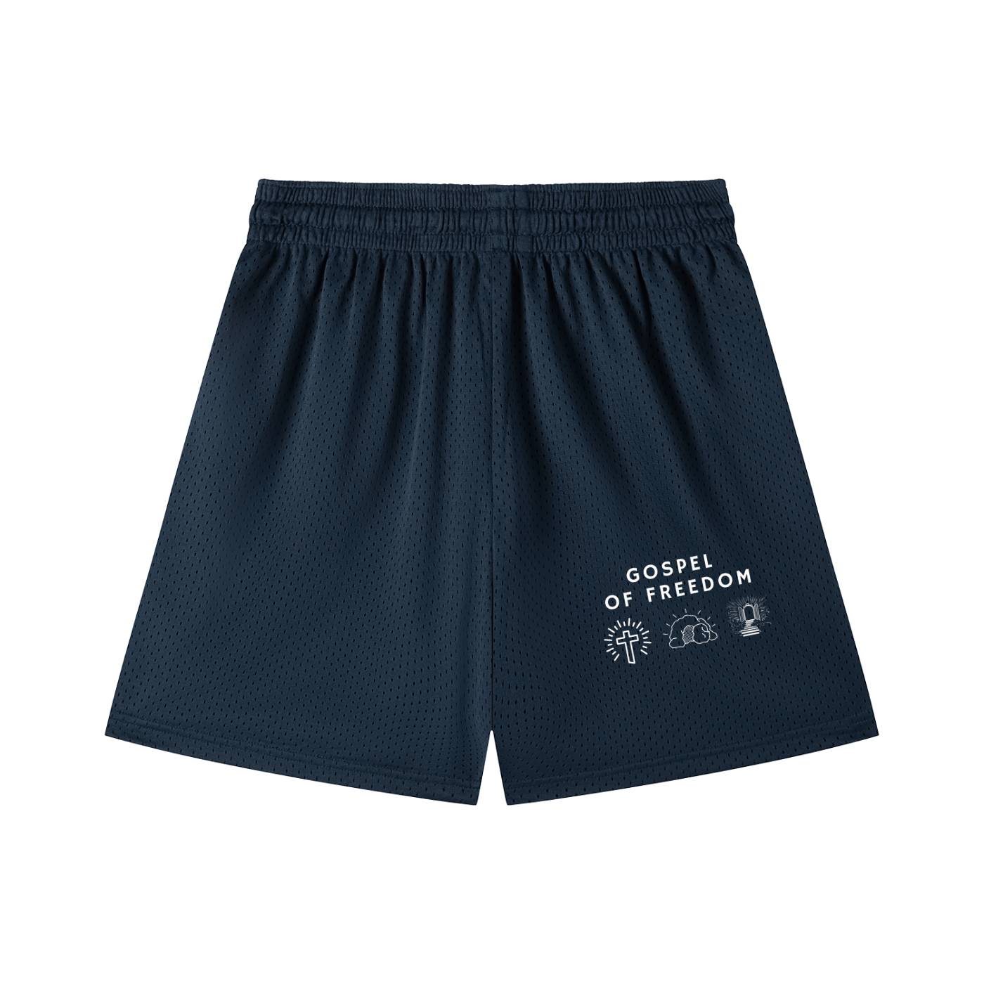 Mesh Drawstring Shorts