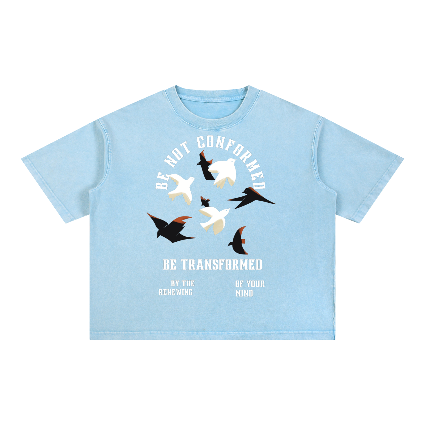 Mineral Wash Boxy Cotton T-Shirt