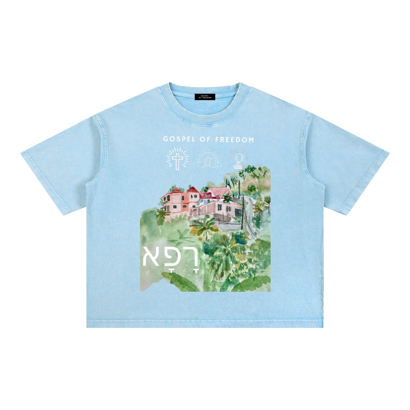 Mineral Wash Boxy Cotton T-Shirt