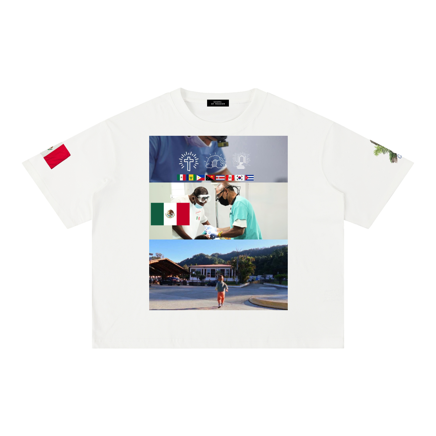 Chiapas Medical Missions Mineral Wash Boxy Cotton T-Shirt