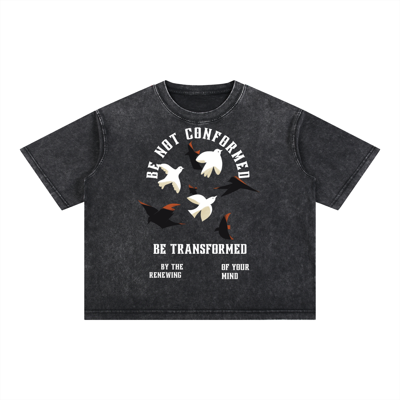 Mineral Wash Boxy Cotton T-Shirt