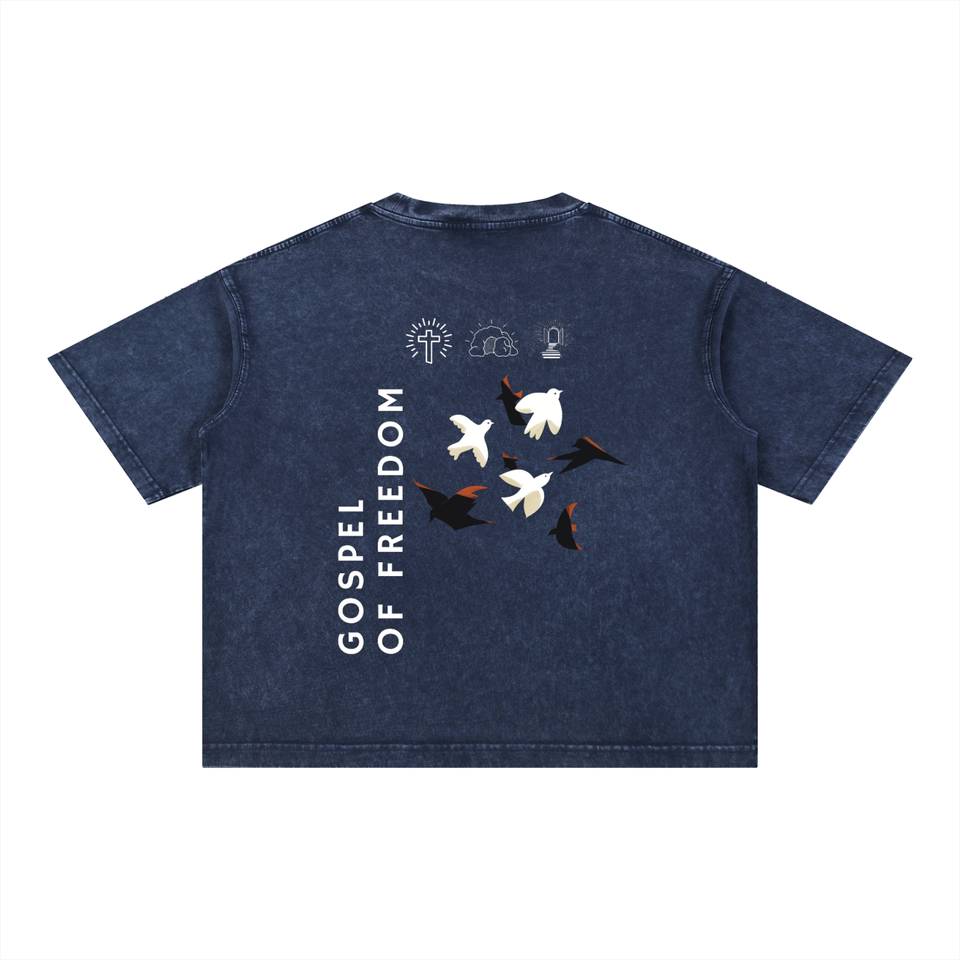 Mineral Wash Boxy Cotton T-Shirt