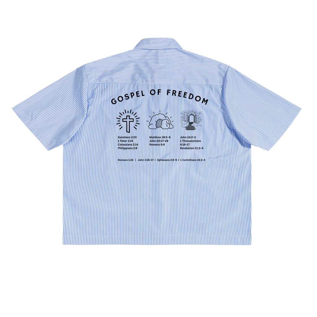 Oversized Vertical Stripe Boxy Shirt