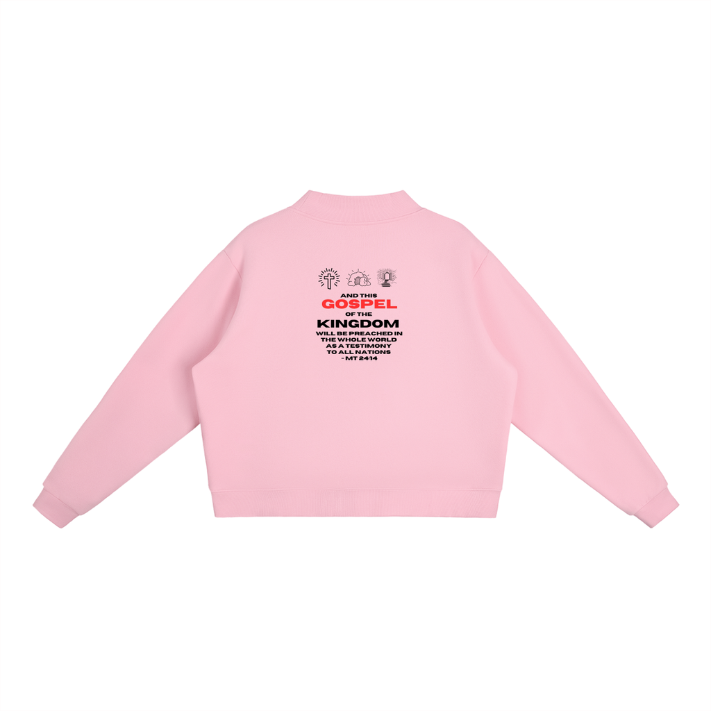 Special Chiapas Edition Essential Fleece Mock-Neck Crew Sweatshirt