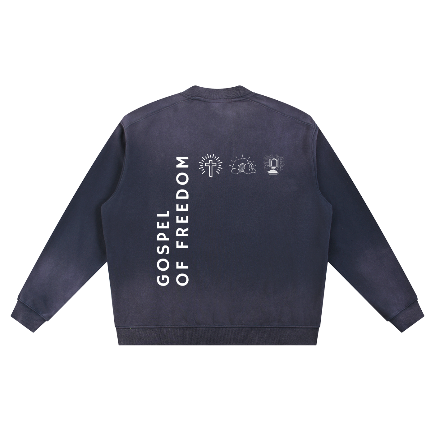 Sun Fade Heavyweight Baseball Jacket