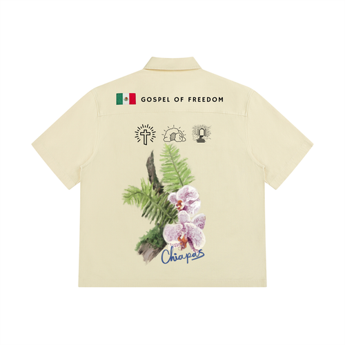 Chiapas Mexico - Special Edition Unisex Boxy Patch Pocket Short Sleeve Shirt
