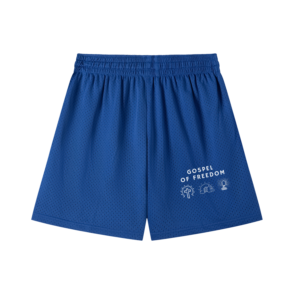 Mesh Drawstring Shorts