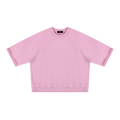 Unisex Vintage Wash Boxy Short Sleeve Sweatshirt