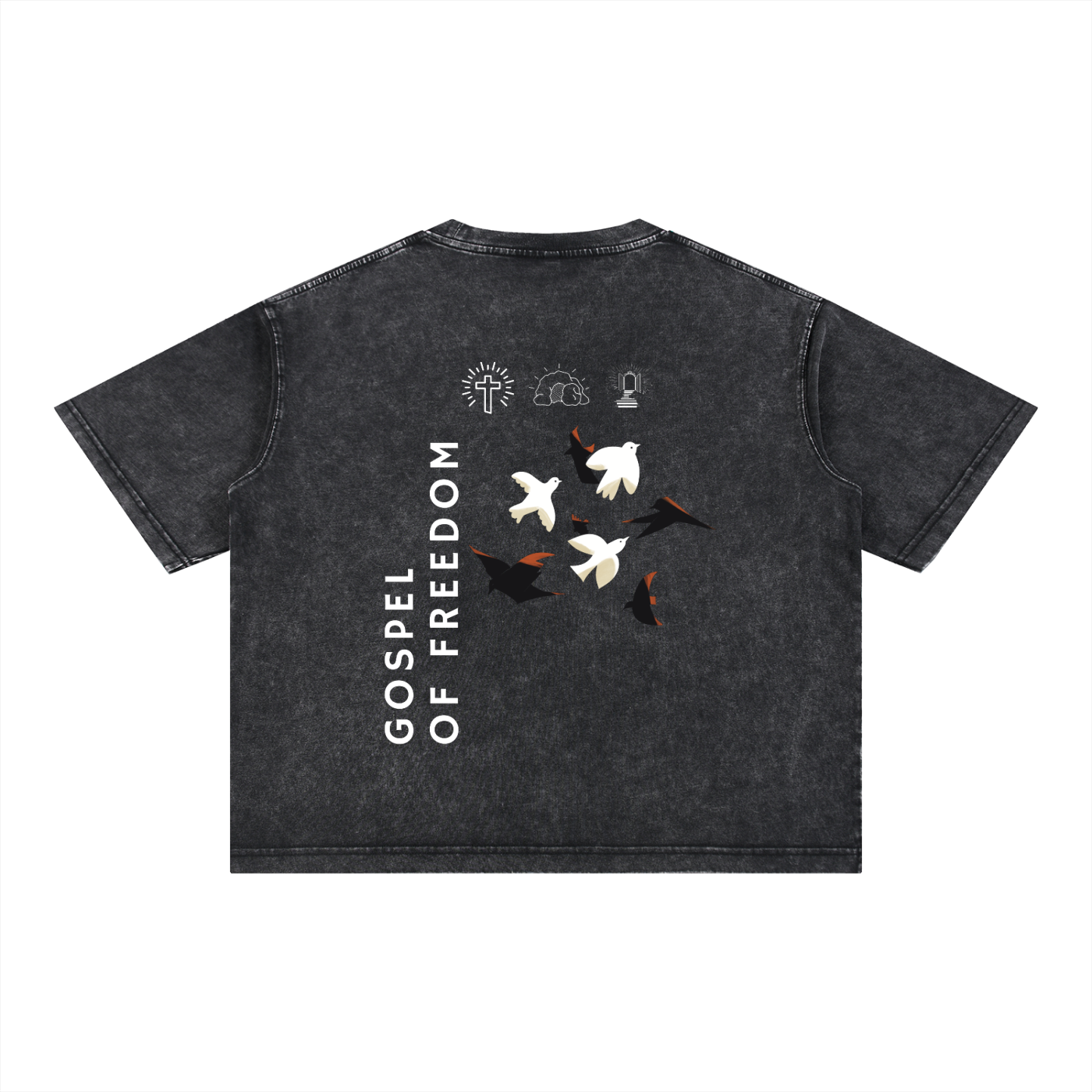 Mineral Wash Boxy Cotton T-Shirt