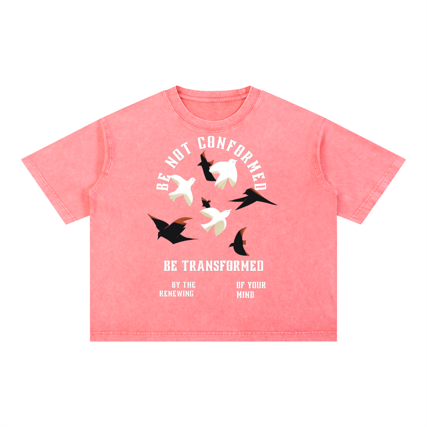 Mineral Wash Boxy Cotton T-Shirt