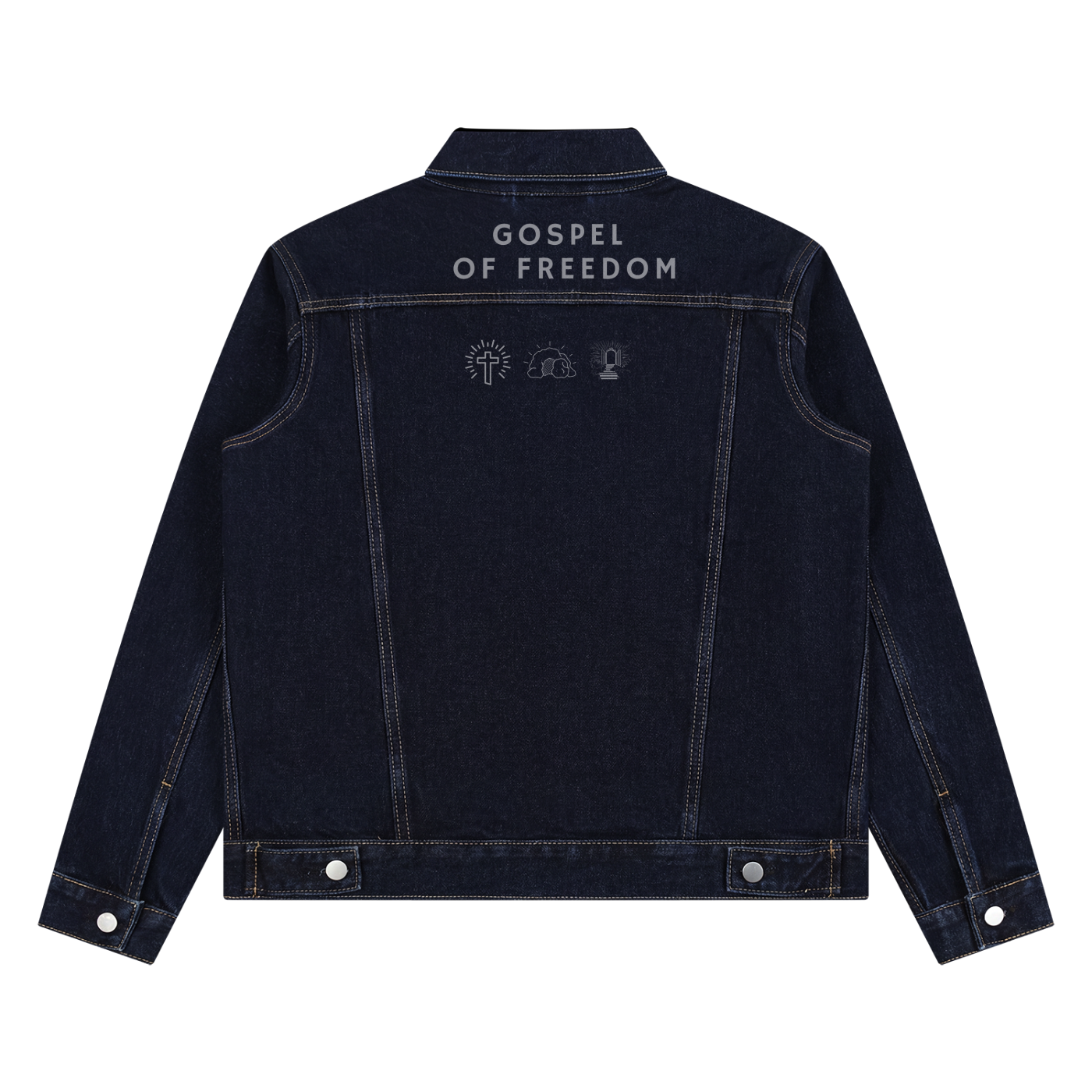 Unisex Vintage Wash Denim Jacket
