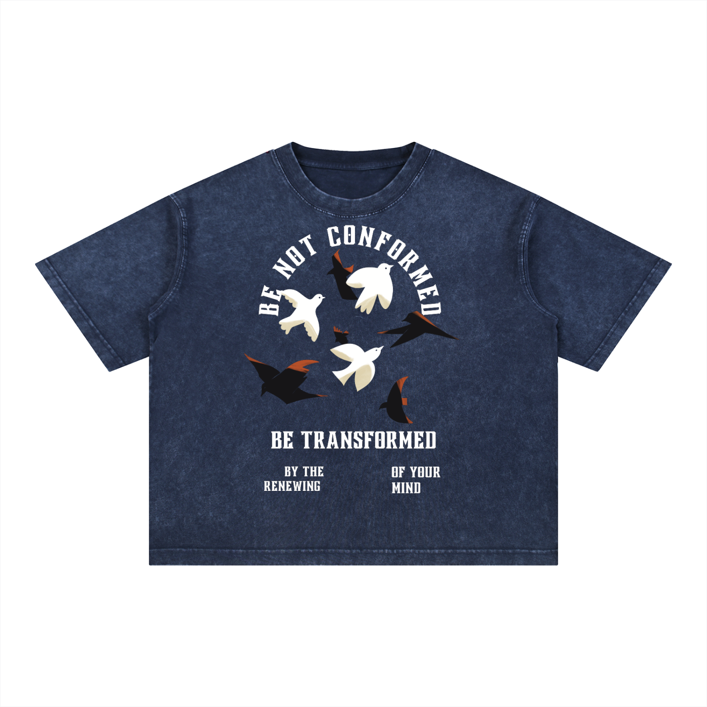 Mineral Wash Boxy Cotton T-Shirt