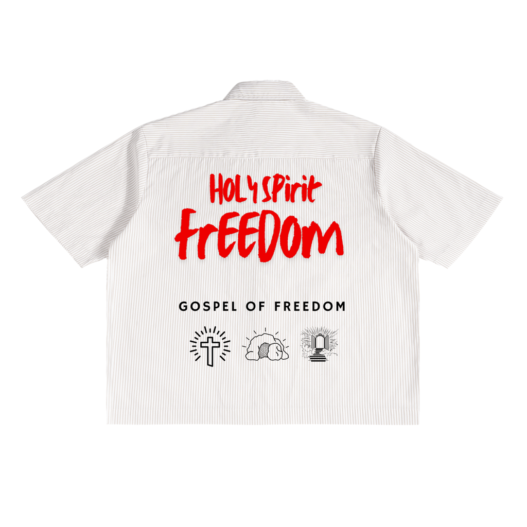 Oversized Vertical Stripe Boxy Shirt