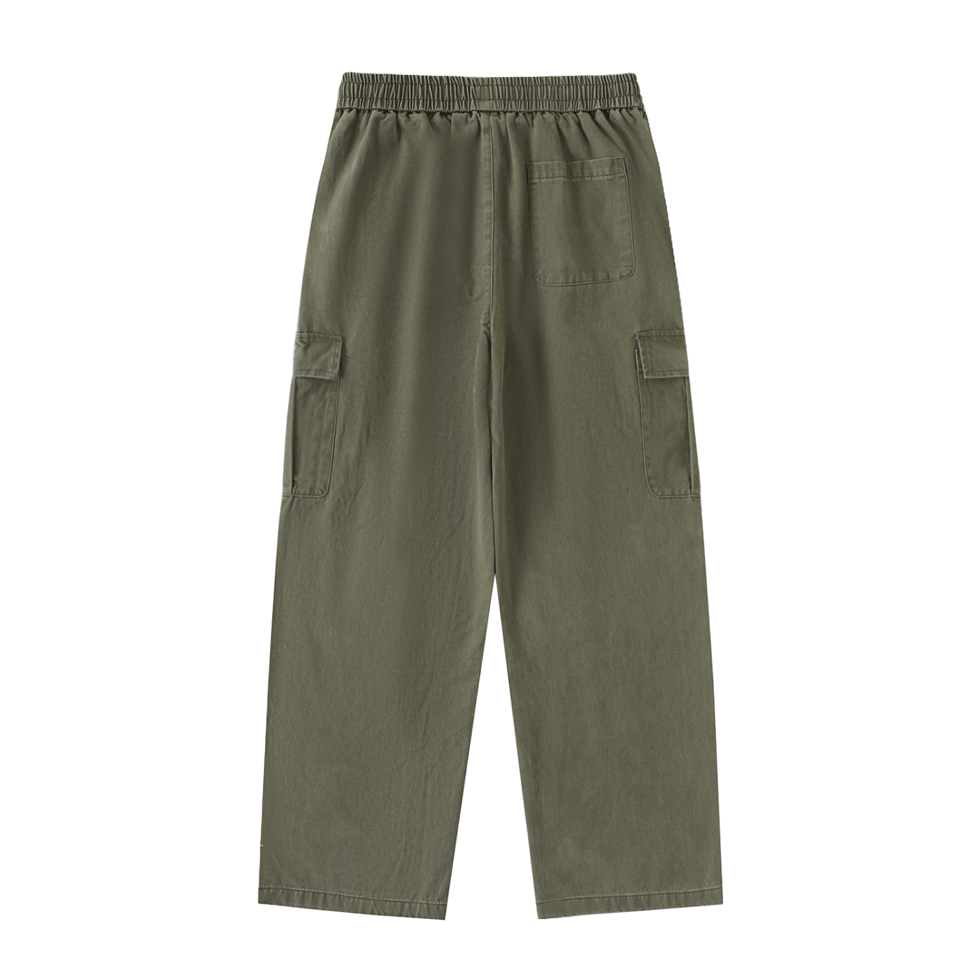 Special Chiapas Edition Drawstring Waist Straight-Leg Cargo Pants