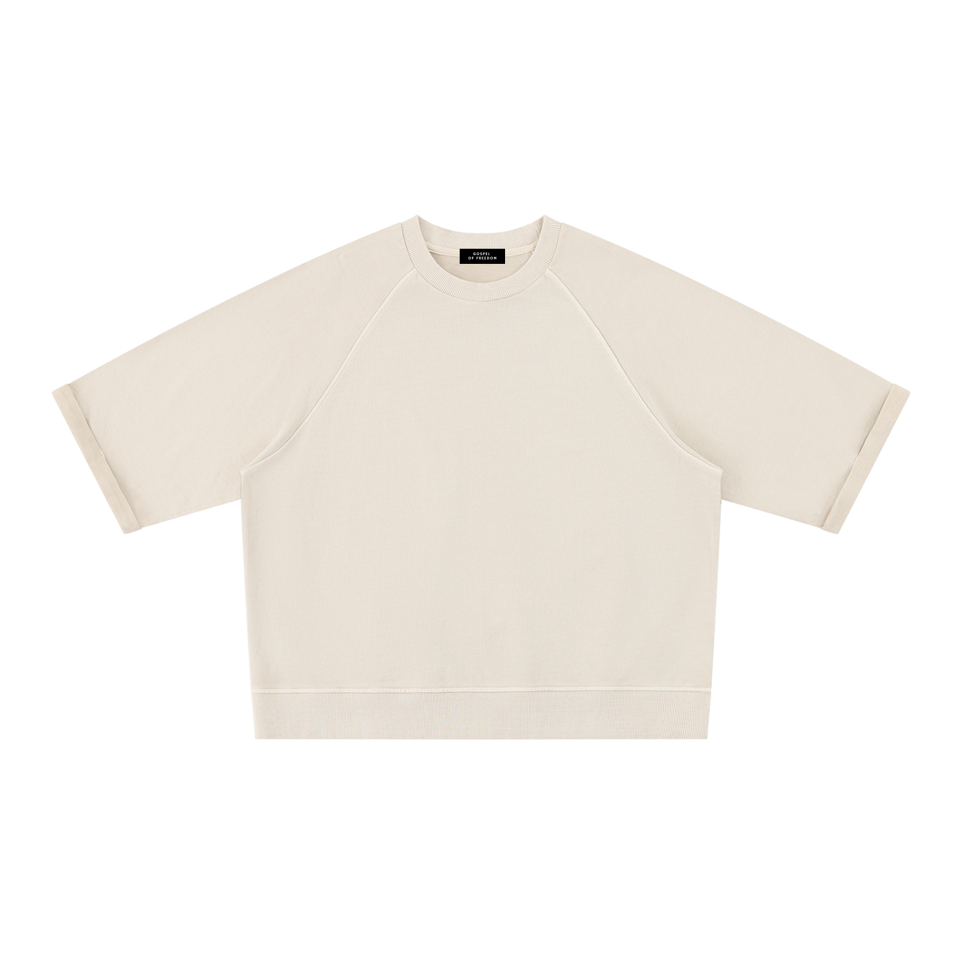 Unisex Vintage Wash Boxy Short Sleeve Sweatshirt