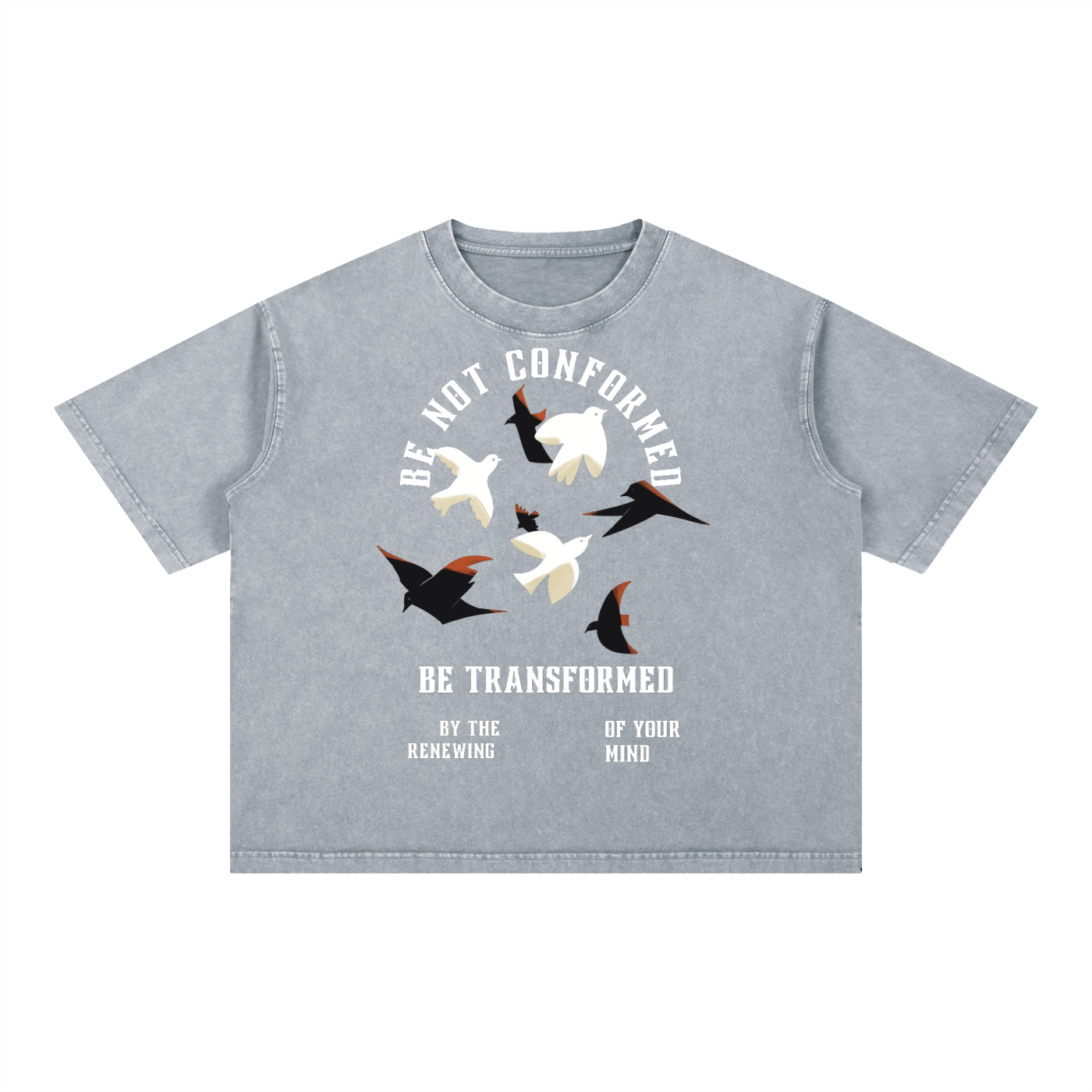 Mineral Wash Boxy Cotton T-Shirt