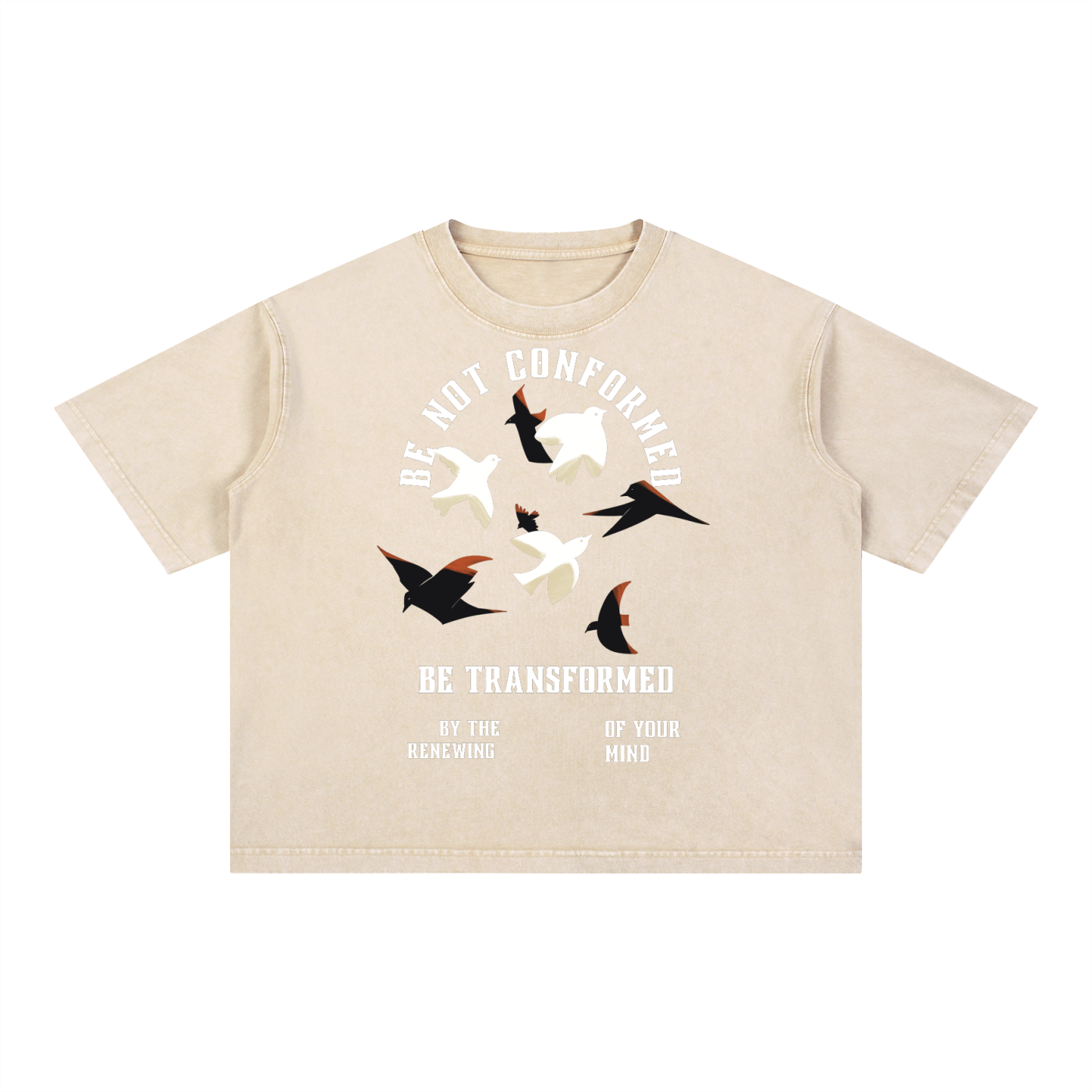 Mineral Wash Boxy Cotton T-Shirt