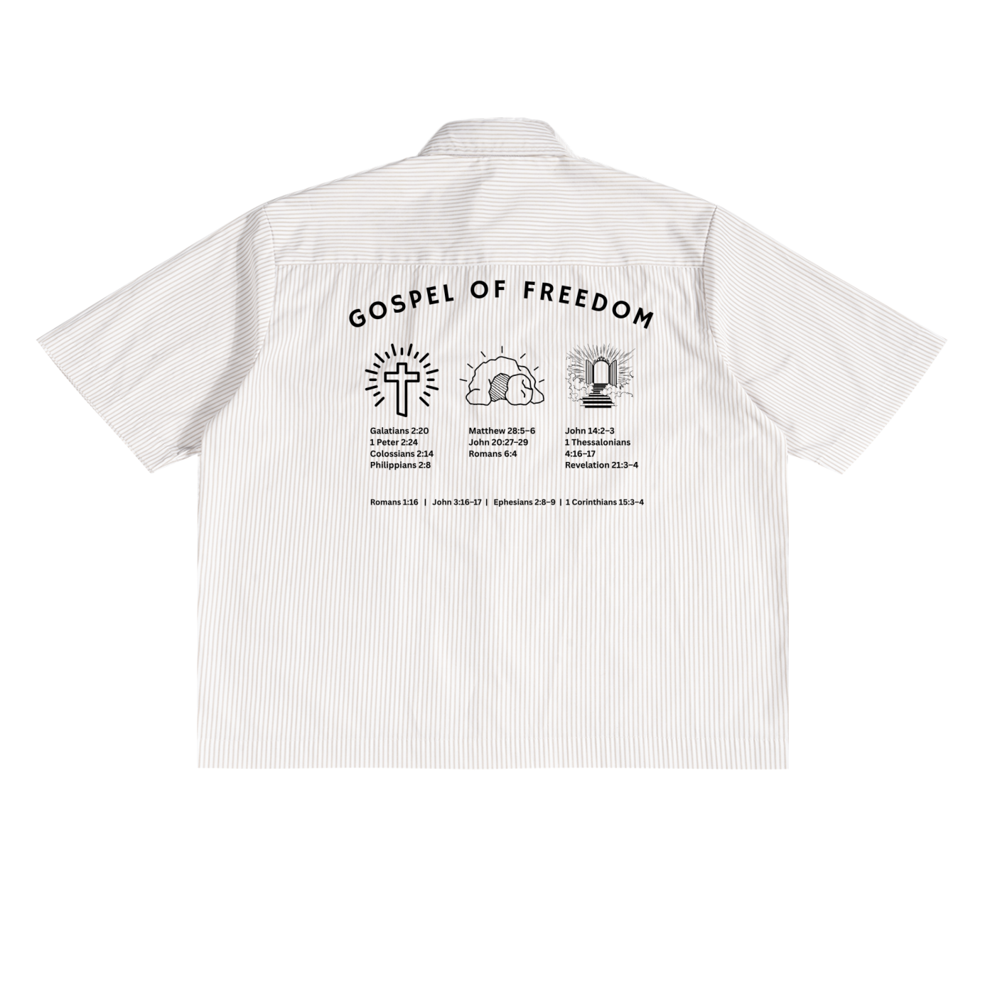 Oversized Vertical Stripe Boxy Shirt