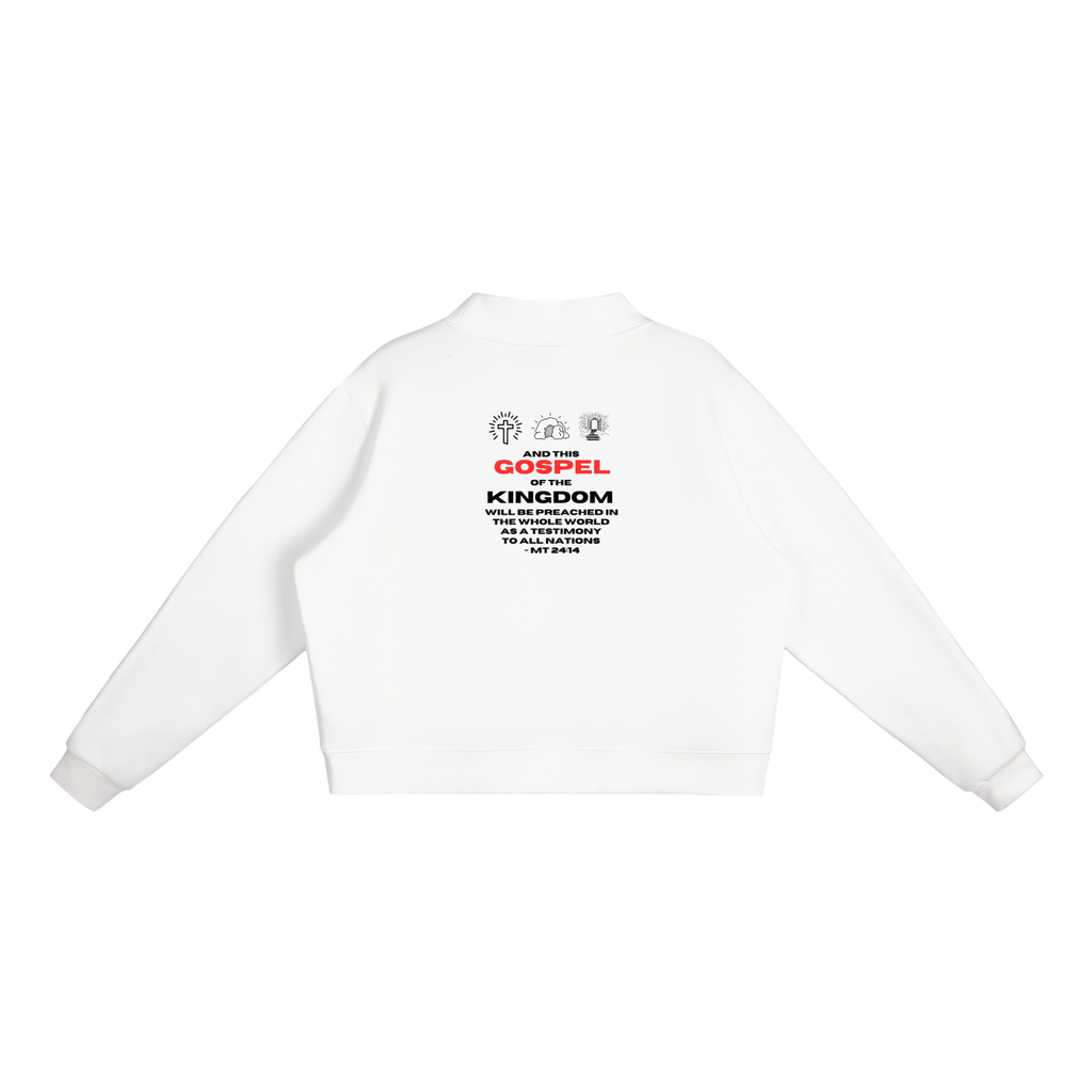 Special Chiapas Edition Essential Fleece Mock-Neck Crew Sweatshirt