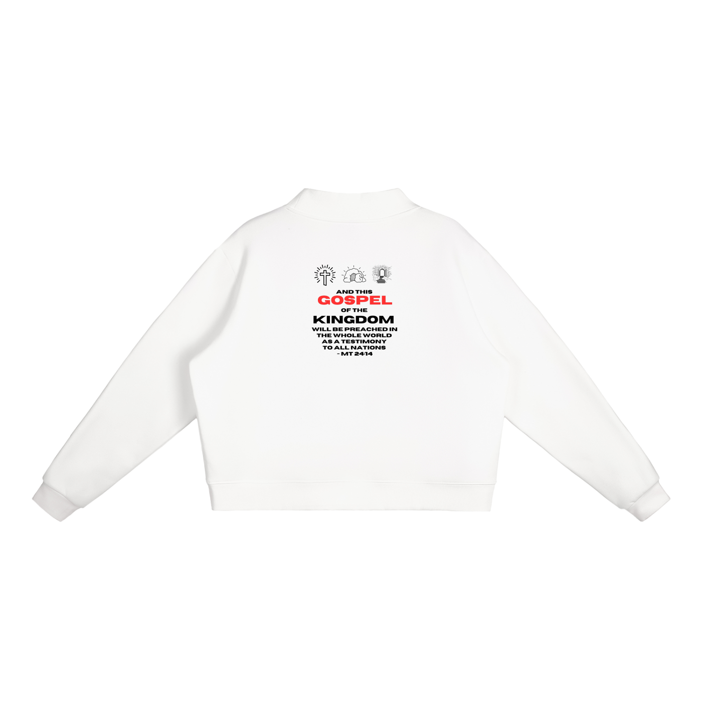 Special Chiapas Edition Essential Fleece Mock-Neck Crew Sweatshirt