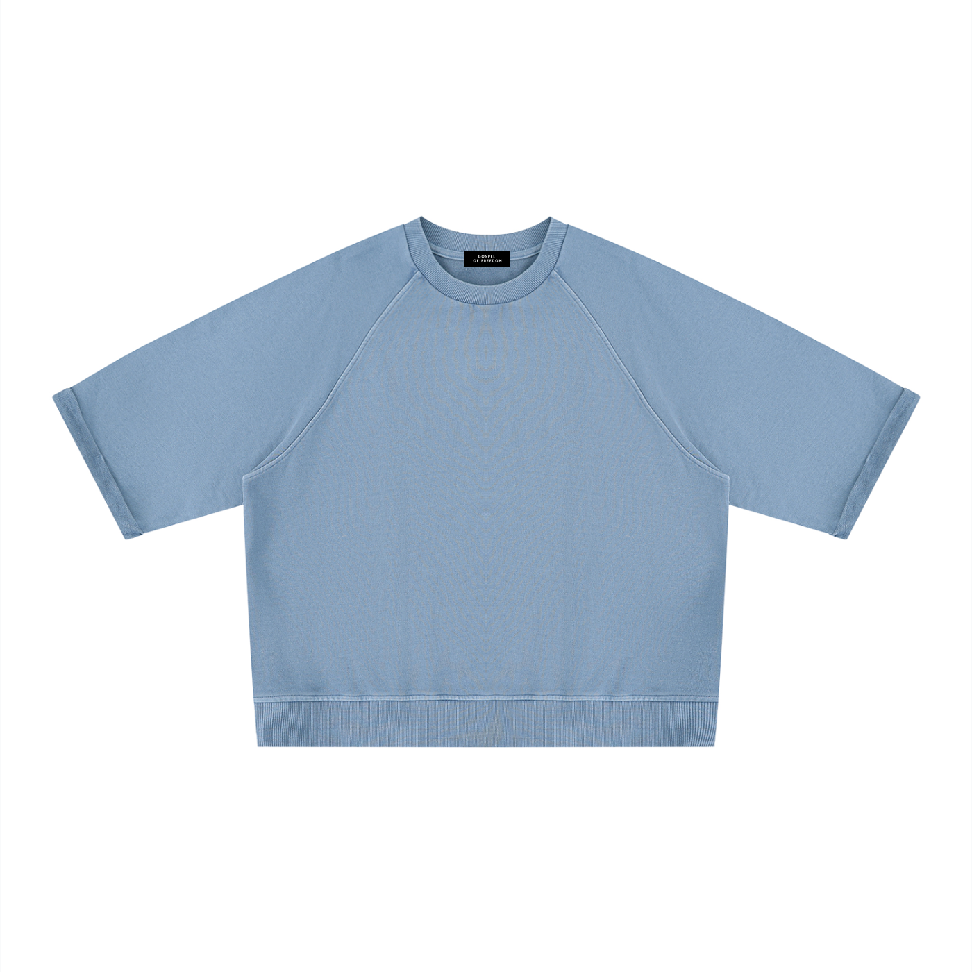 Unisex Vintage Wash Boxy Short Sleeve Sweatshirt