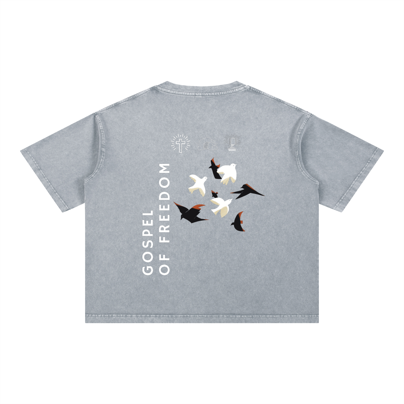 Mineral Wash Boxy Cotton T-Shirt