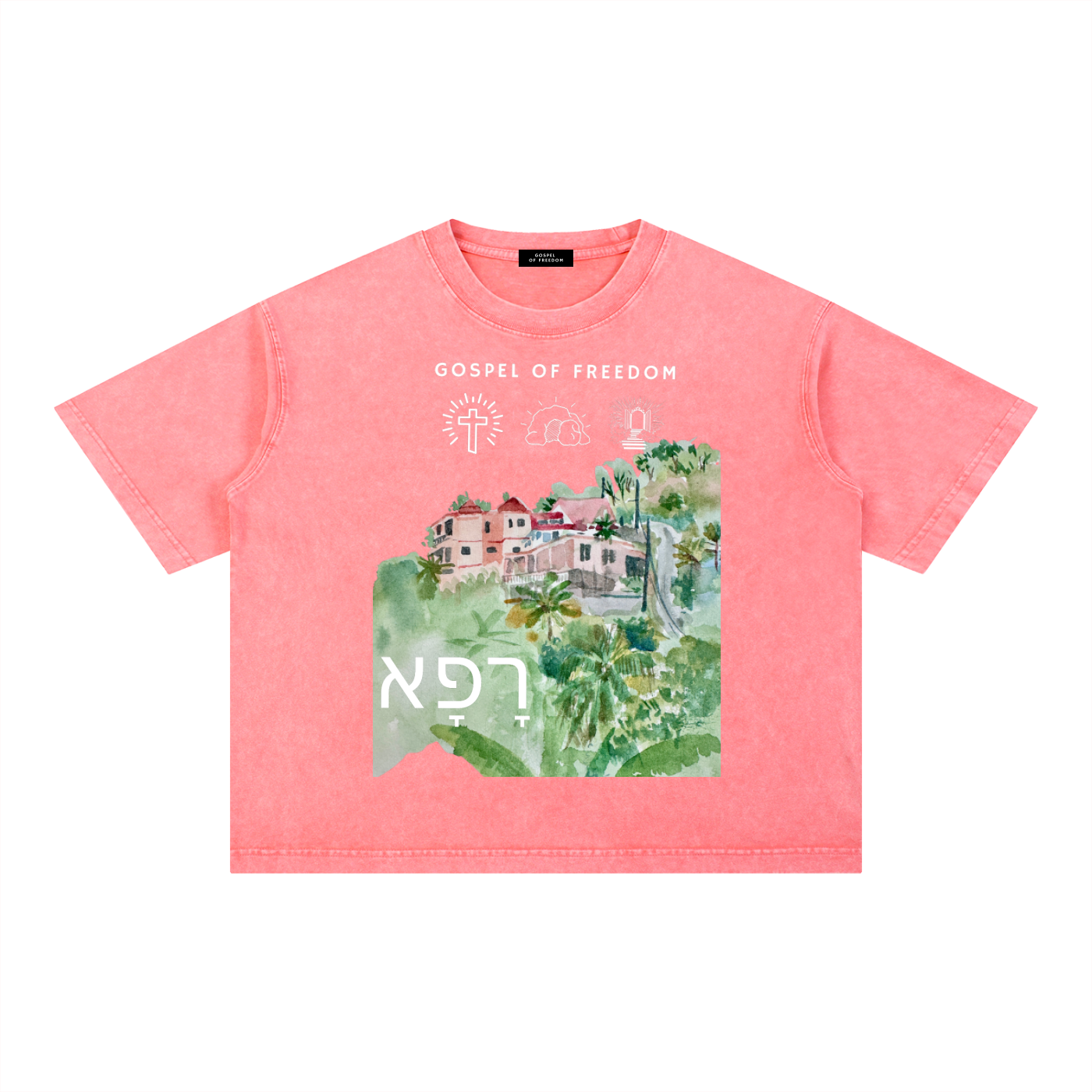 Mineral Wash Boxy Cotton T-Shirt