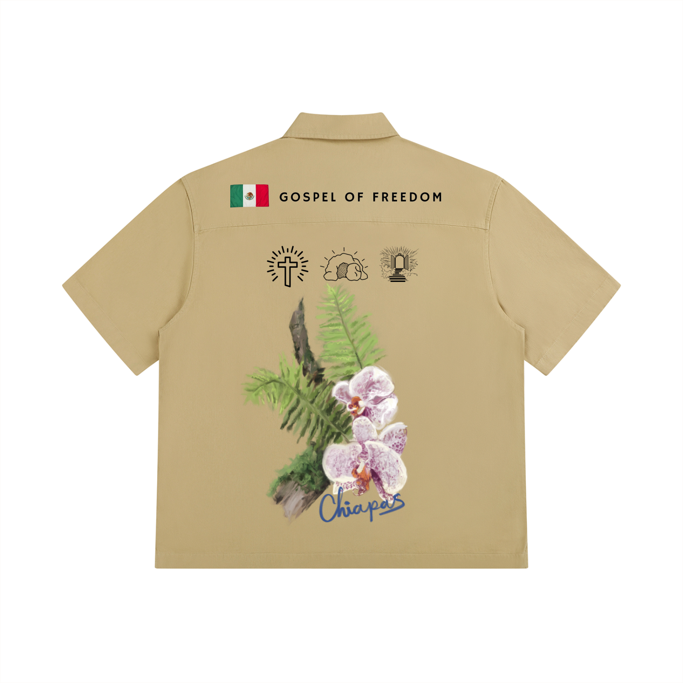 Chiapas Mexico - Special Edition Unisex Boxy Patch Pocket Short Sleeve Shirt
