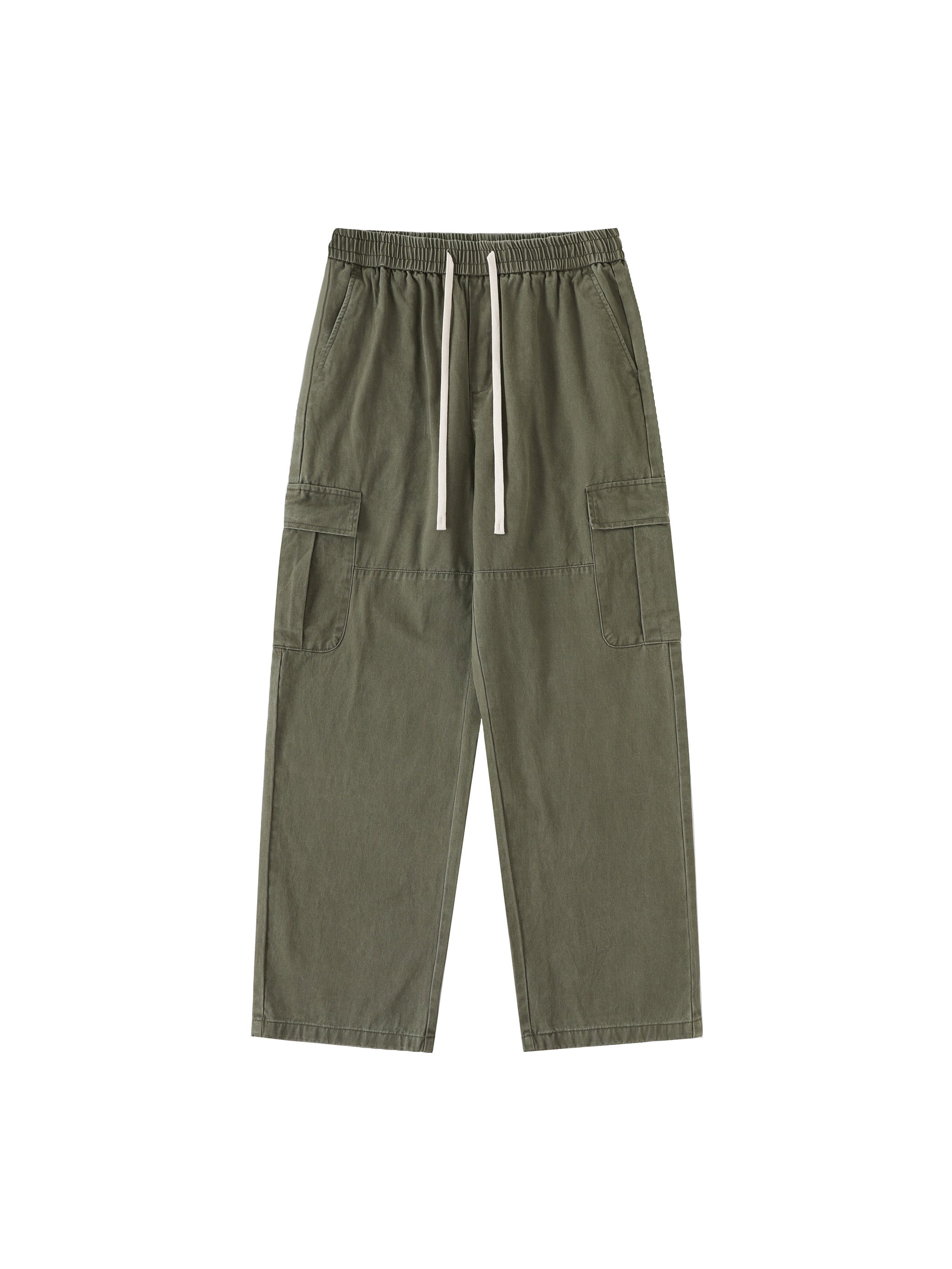 Special Chiapas Edition Drawstring Waist Straight-Leg Cargo Pants