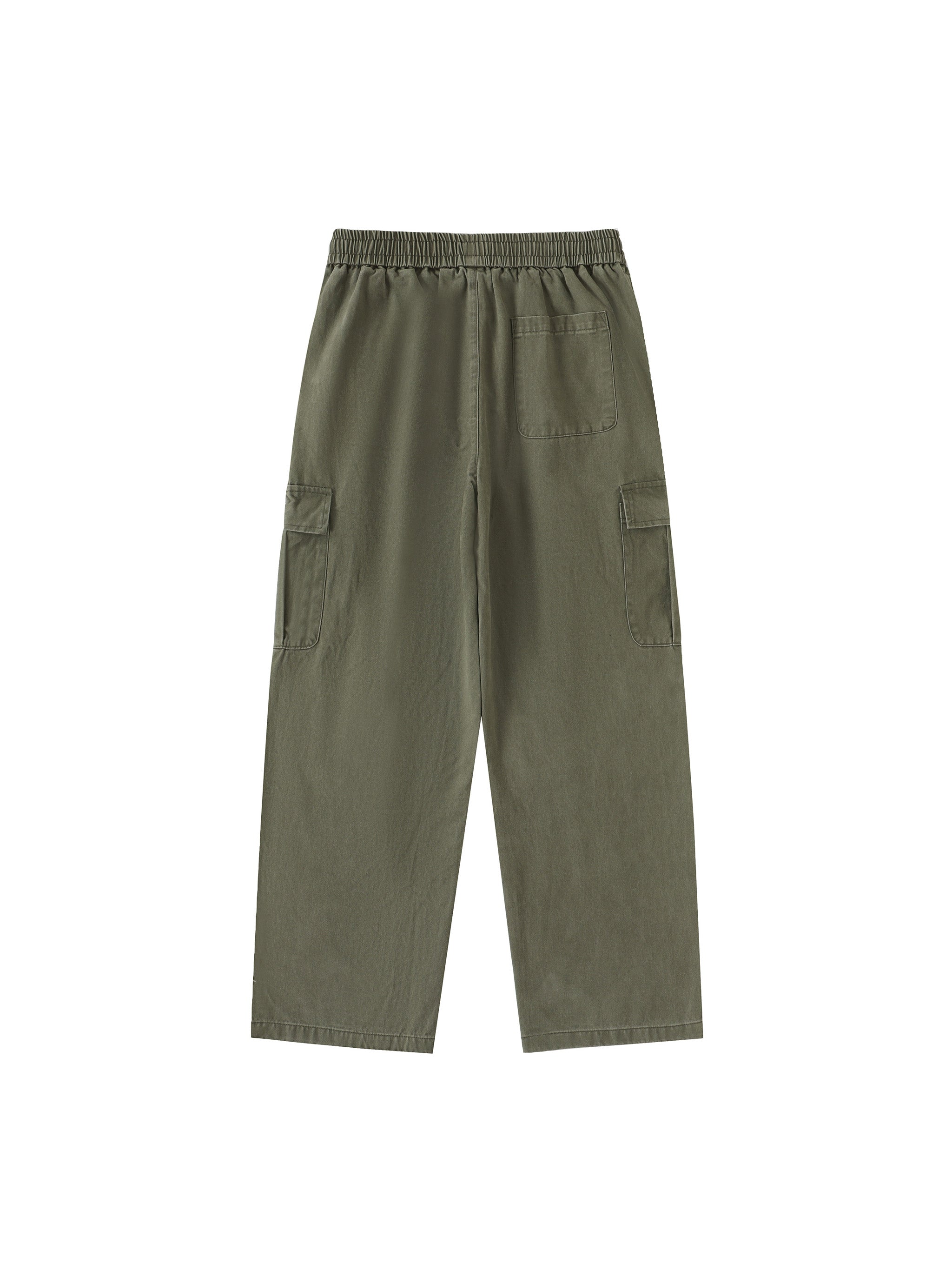 Special Chiapas Edition Drawstring Waist Straight-Leg Cargo Pants