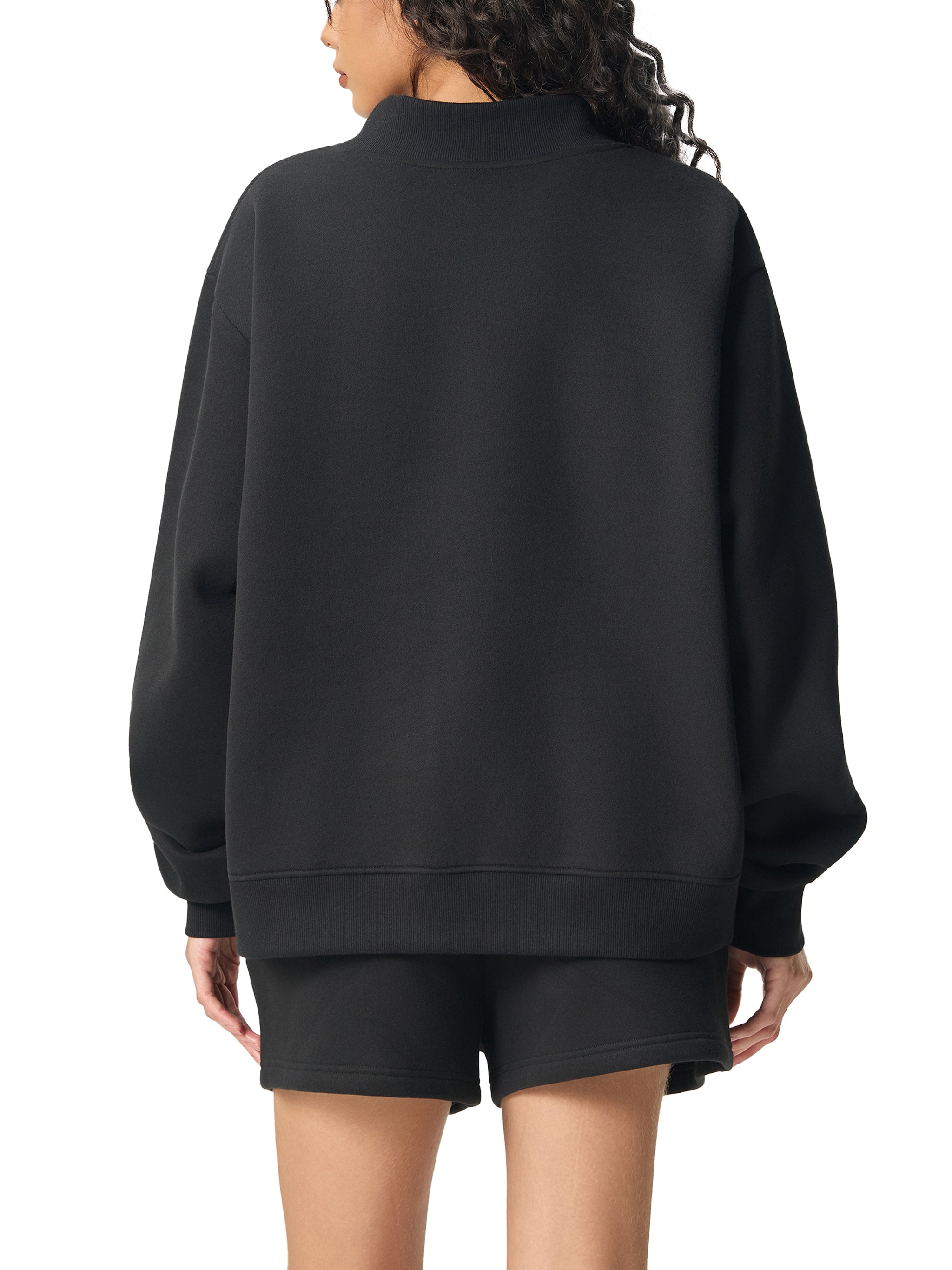 Special Chiapas Edition Essential Fleece Mock-Neck Crew Sweatshirt